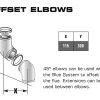Vortex Flue 45 Elbow 26kw single