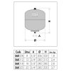 12 ltr Expansion tank potable only