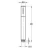 Body spray handshower black