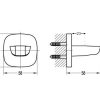 Wallmount hand shower holder
