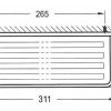 Cubic shelf 310mm