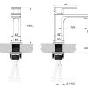 Flint standard basin mixer gun metal