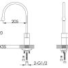 Orbit mixer chrome plated