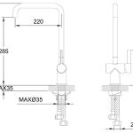 Kitchen mixer urban gun metal