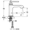 Liberty Standard basin mixer CHROME