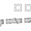 Vaillant 80-120 flue set Side