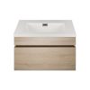 Cabinet 600mm sgl drawer Beech