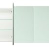 Mirror cabinet 1200mm x 120mm Glass Shelves