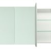 Mirror cabinet 1200mm x 120mm Glass Shelves