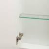 Mirror cabinet 900mm x120mm Glass Shelves