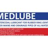 500gm Tub, Medlube for plastic pipe