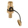 15mm Boiler drain tap + tail and ca