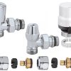 Caleffi project valve kit chrome (PEX)