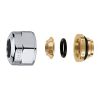 Caleffi CU pipe connectors polished chrome