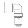 Tita-fix Female Elbow 40mmx1&1/4"