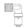 Tita-fix Male Elbow 26mmx3/4"