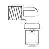 Tita-fix Male Elbow 32mmx1"