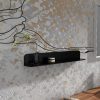 Flippable 900mm shelf glossy black