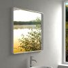 Square mirror 900x1000x50mm Gloss White