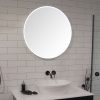 Neo Round mirror white 700mm w/light