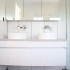Round basin +380x110mm matt white