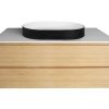 Oval basin 580x380x110mm matt black
