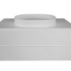 Oval basin 580x380x110mm white