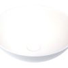 Round basin 400x130mm Snow Quartz