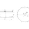 Verotti Stainless Basin 360 x 120mm Gun Metal