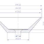 iStone Caesar Basin 400mm Matte White