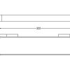Loft Short Towel Rail Brushed 300mm Copper