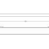 Loft Long Towel Rail 600mm Brushed Copper