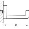 Cubic Robe Hook Gun Metal