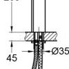 Cascade tall basin mixer (260mm)