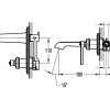 Liberty Wall Mounted Basin Mixer Aged Iron