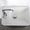 Kzoao Powder Room Vanity Satin Black