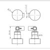 Dial Concealed Shower Mixer White Concrete