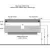 Wall hung cab1200mm sgle drawer BAM