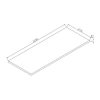 Kzoao 1200mm Lexus Slab Top Matte White