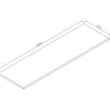 Kzoao 1600mm Lexus Slab Top Matte White