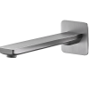 Cube Wall Mounted Bath Spout Brushed Nickel