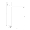 Cube Tall Basin Mixer Brushed Nickel