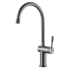 Rivet Gooseneck Kitchen Mixer Gun Metal