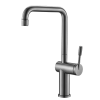 Rivet Straight Neck Kitchen Mixer Gun Metal
