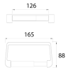 Mode Toilet Roll Holder Satin Black