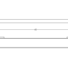 Loft Long Towel Rail 600mm Chrome