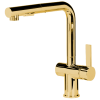 Urban Dual Spray Extractable Kitchen Mixer Shiny Gold