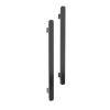 Towel Rail Vertical Single Bar Square 12V 850mm Gunmetal