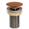 Clikclak Overflow Pop-Up Dome Waste Rose Gold