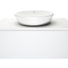 iStone Ribbed Vessel Basin 600 x 400 x 150mm Gloss White